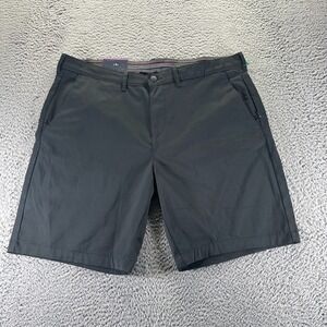 JACHS Performance Tech Shorts Men's 40 Black Polyester Chino Stretch Athletic